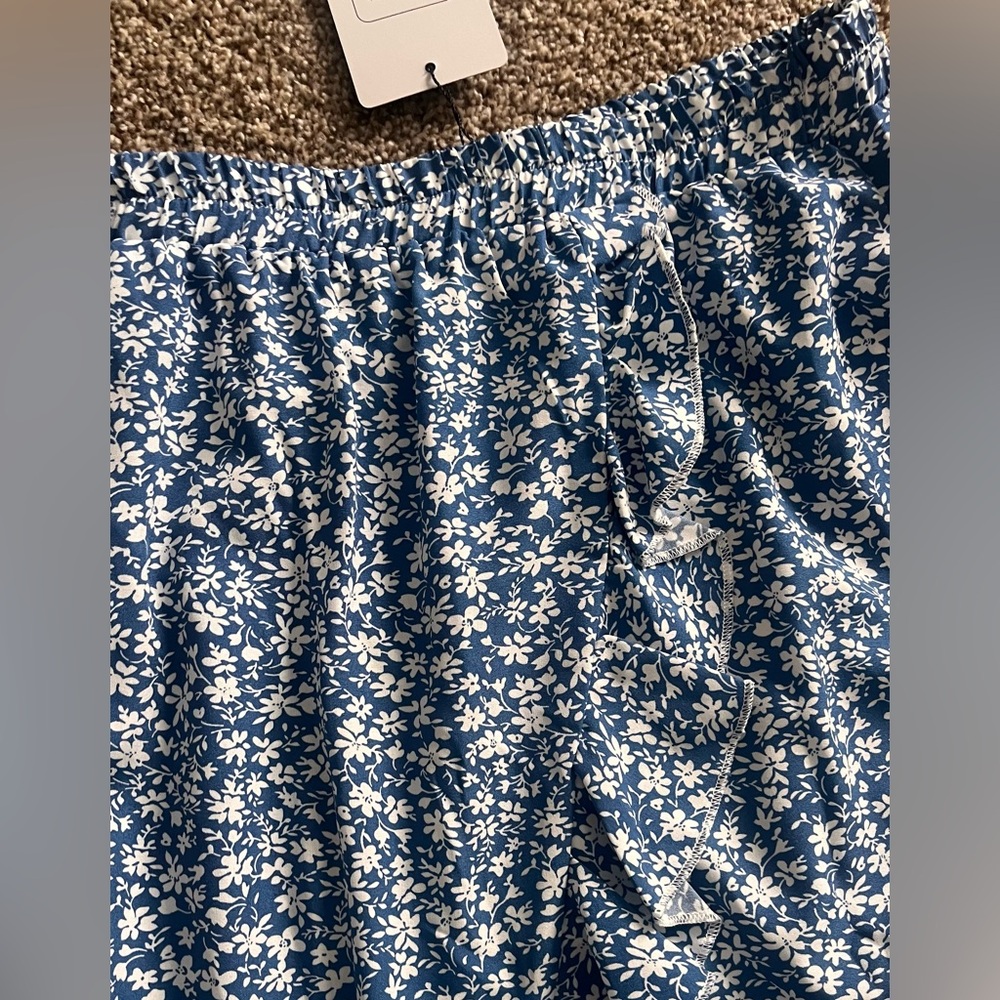 Amazon Blue Floral Midi Skirt - Picture 2 of 4